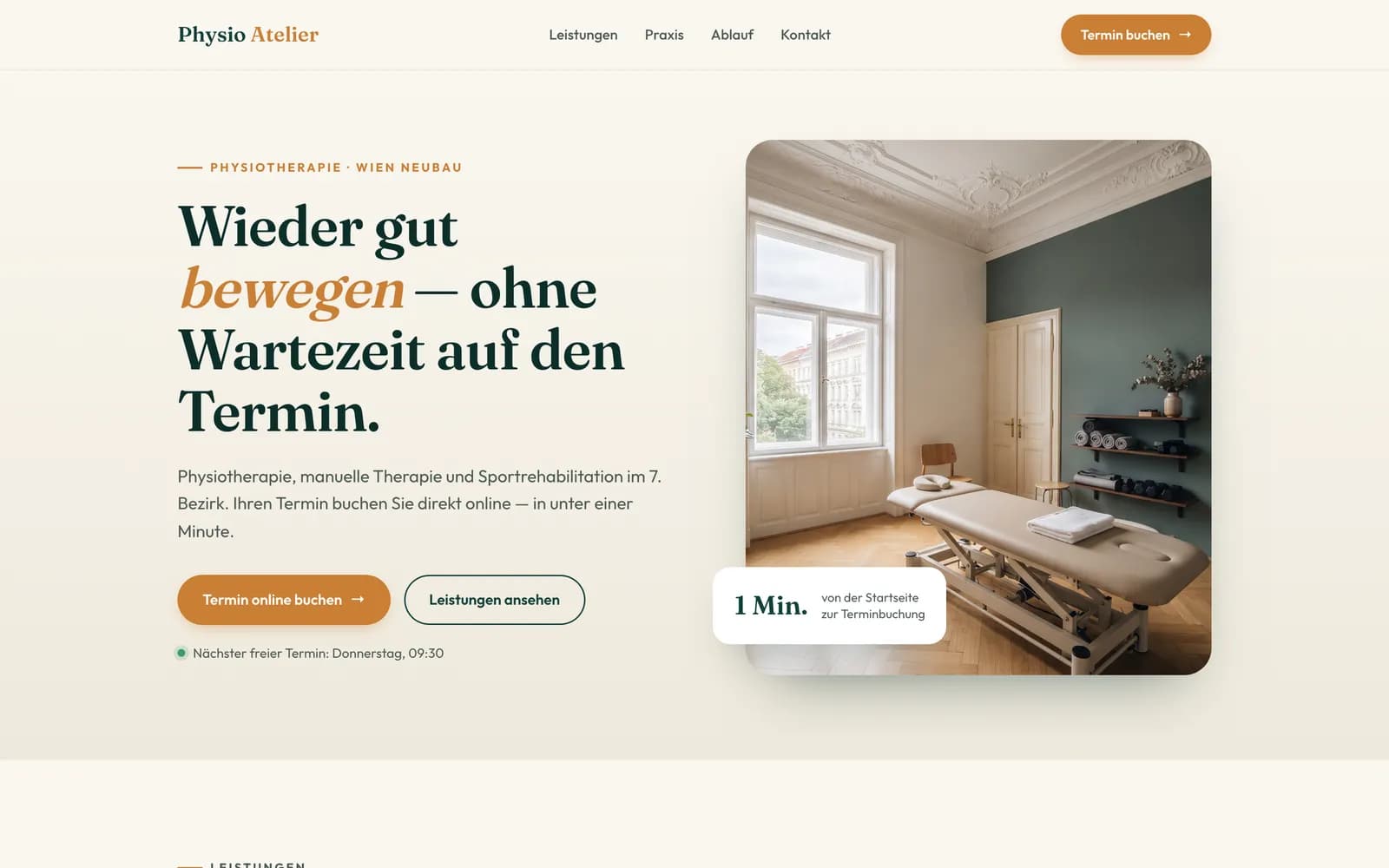 Physio Atelier — Website